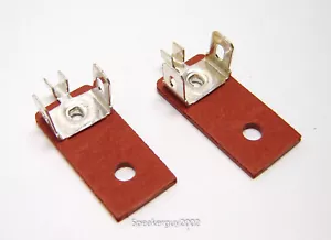 Coppia di terminali woofer scheda fibra / parte altoparlante / .205 vanga / FBT19 - Foto 1 di 1