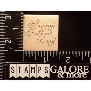 JRL DESIGNS Stempel GLÜCKLICHER VATERTAG WÜNSCHE SPRUCH #3278 - Bild 1 von 2
