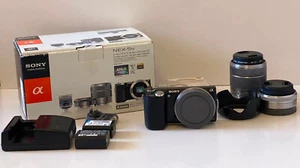 Sony NEX-5N Camera, E Mount 16mm and 18-55mm Lens + more - Picture 1 of 8