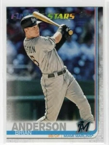 Brian Anderson 2019 Topps Baseball Series 1 Future Stars #212 Miami Marlins - Picture 1 of 1