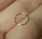 Nose Ring 8mm 14k SOLID Gold Small 24g Hoop Cartilage Helix Tragus Earring