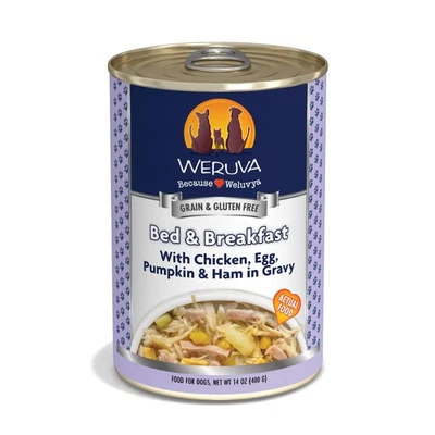 Weruva Clásico Comida para Perros Cama y Desayuno con Huevo de Pollo Calabaza y Jamón en Gra... Foto 1 de 4
