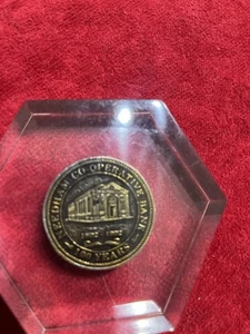 Needham Bank Massachusetts 1992 100º bronce - Imagen 1 de 3