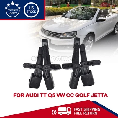 4 peças sensores ABS roda dianteira e traseira para Audi TT Q5 VW CC Golf Jetta EUA - Imagem 1 de 4