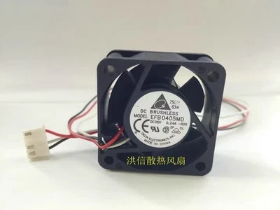 Delta EFB0405MD -ROO DC5V 0.24A 4020 3-Pin Switch Server Cooling Fan - Image 1 of 2