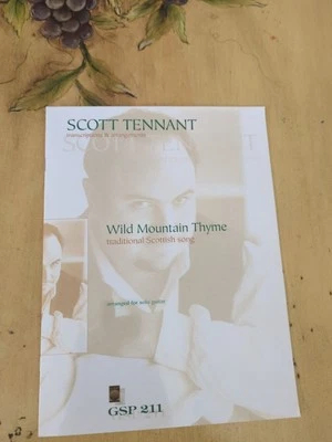 Tomillo Scott Tenant Wild Mountain para guitarra clásica partituras raras Foto 1 de 2