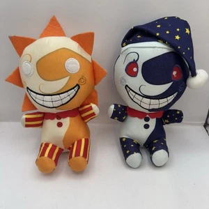 Peluche Sol y Luna 9" Lote de 2 de Five Nights At Freddys Security Breach FNAF - Imagen 1 de 9