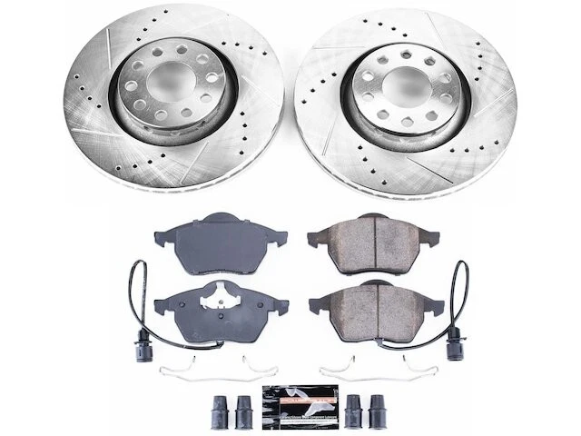 Kit de pastillas de freno delanteras y rotor para Audi A8 Quattro 1998 1997-1999 ZH832MF Foto 1 de 1