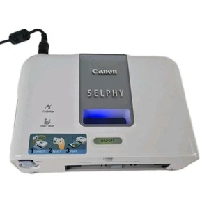 Canon SELPHY CP510 Printer w/ Pwr Cord & Direct Print Cord Working White USED - Picture 1 of 6