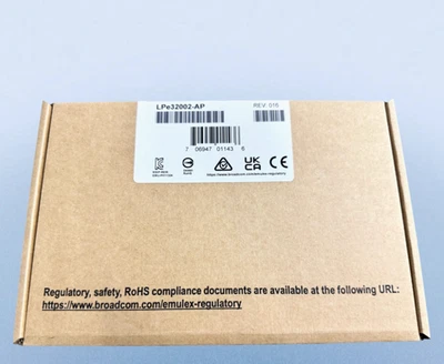 New EMULEX LPE32002-AP Dual-Port 32GB Fibre Channel Host BusAdapter with SFP'S - Image 1 of 4