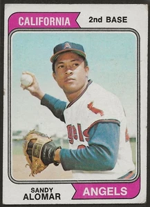 1974 Topps #347 Sandy Alomar Sr. Angels Fair - Picture 1 of 2