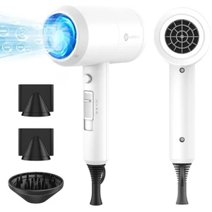 Professional Ionic Salon Hair Dryer, Powerful 1800W Fast Dry Low Noise Blow D... - Picture 1 of 6