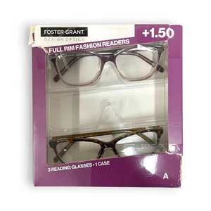 Design Optics by Foster Grant Kiersey modische Lesebrille 2er Pack +1,50 - Bild 1 von 3