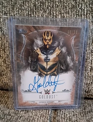 2016 WWE Topps Undisputed Goldust Bronze Auto /99 On Card Autograph WWF Legend - Image 1 of 2