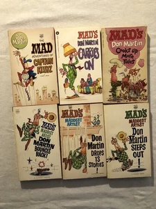 Vintage Don Martin MAD Magazin Taschenbuch Posten von 6 - Bild 1 von 11