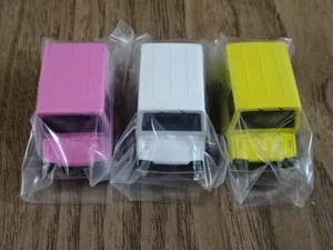 Chibikko Choroq No.57 Daihatsu Mira Walkthrough Van Pink Yellow White Minicar - Picture 1 of 8