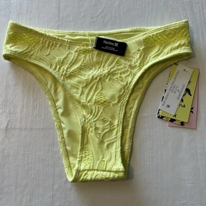 Parte inferior de natación Hurley Max de ganchillo tiro medio separada para mujer talla XS S M L - Imagen 1 de 4