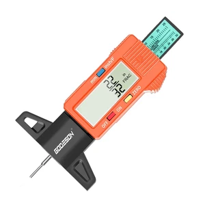 Digitales Profilmessgerät mit 3 Modi - Bruchteil Zoll, farbcodierter Balken - geeignet f - Bild 1 von 12