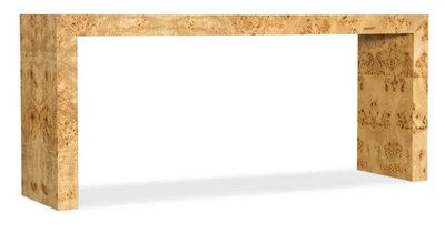 Mesa sofá madera Hooker Furniture M30-80151-80 Auberon 66"W - Burl natural claro Foto 1 de 4