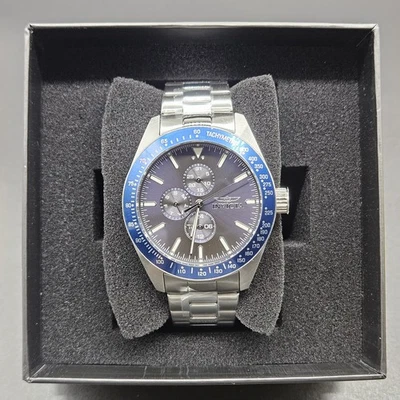 NEW Invicta Aviator Storm Men 45mm Japan Multifunction Blue Dial SS Watch 38965 - Image 1 of 4
