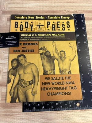 Журнал Body Press Wrestling Детройт 1973 WWF NWA WAIT WWE - Изображение 1 из 4