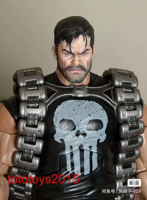 Cabeza esculpida de hombre Punisher Caster 1:6 1:12 1:18 para figura de acción de 12"" 6"" 3,75"" Foto 1 de 4