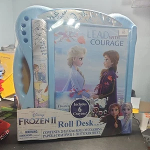 Frozen Roll Desk Activity Set Coloring Paper 3D stickers-Sealed, Tara Toys - Picture 1 of 1