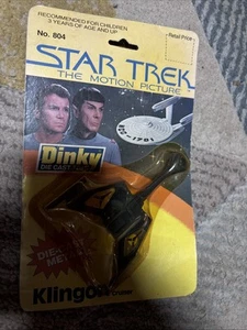 Star Trek The Motion Picture KINGON CRUISER Dinky Die-Cast Metal 1979 Vintage G5 - Bild 1 von 3