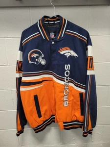 Vintage Brand NEW NFL Denver Broncos Jacket XXXL Style LA200545 w/tags-buttons - Picture 1 of 21