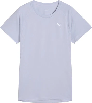 Camiseta para correr Puma Velocity para mujer azul manga corta correr cuello redondo Foto 1 de 2