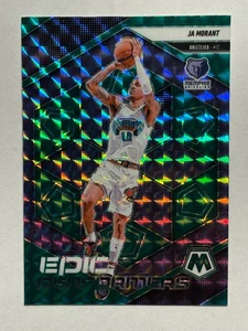 2024-25 Panini Mosaic - Epic Performers Ja Morant #5 Green Mosaic Prizm - Picture 1 of 2