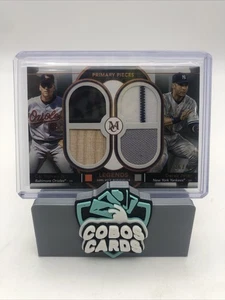 2024 Topps Museum Collection - Doppio Giocatore Pezzi Primari Quad Reliquie Leggende... - Foto 1 di 3