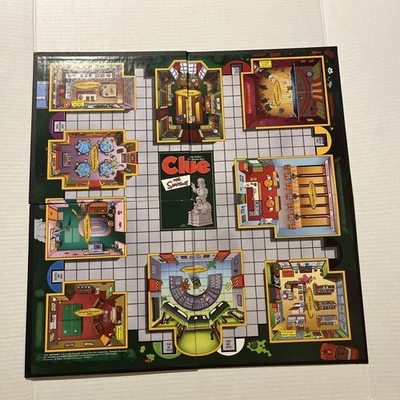 The Simpsons Clue Game Parker Brothers 2nd edition Replacement Game Board Only - Image 1 of 4
