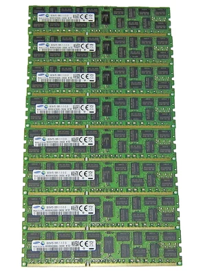 64GB (8x 8GB) Samsung M393B1K70QB0-CK0Q8 2Rx4 PC3-12800R RAM EMC P/N:314-900-028 Foto 1 de 4