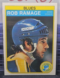 82-83 O-Pee-Chee Rob Ramage 🚨🚨🚨 St. Louis Blues  - Picture 1 of 2