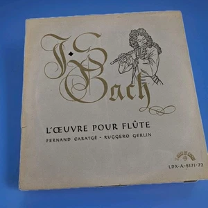 Bach L’Œuvre Pour Flûte Vol. I & II 2xLP Le Chant du Monde LDXA-8171/72 Fr Vinyl - Bild 1 von 14