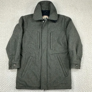 Woolrich Sportsman Collection Chore Coat Mens S Green Wool Hunting Field Jacket - Picture 1 of 20