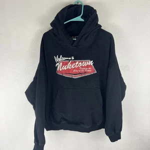 Goat Crew x Call Of Duty Welcome To Nuketown Hoodie Size Large Black - Picture 1 of 5