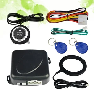 12 V Anti-theft Device for Vehicles Car Alarm Start Push Button System - Picture 1 of 12