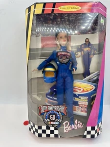 50th Anniversary Nascar 1998 Barbie Doll Sealed Box - Bild 1 von 10
