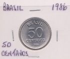 (H203-17) 1986 Brazil 50 Centavos Coin (Q)