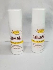 Miracle Aid Corn & Callus Roll On Cream Fast Callus Therapy 3.5 oz  2 each - Picture 1 of 5