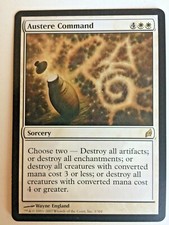 Austere Command - 2007 MTG 1x NM - Lorwyn
