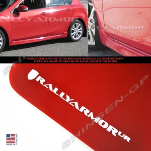 Algas de barro rojas Rally Armor UR con logotipo blanco para Mazda 3 MazdaSpeed 3 2010-2013 - Imagen 1 de 1