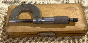 VINTAGE MACHINIST TOOL BROWN & SHARPE USA No.10" MICROMETER PATENT 1902#A57 - Picture 1 of 11