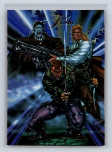 1994 Flair Marvel Trading Card #93 The Origin of Nightstalkers - Nightstalkers - Picture 1 of 2