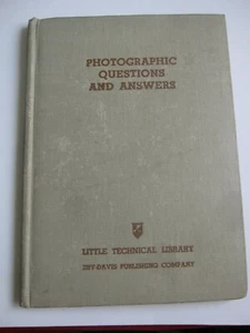 Vintage 1941 Photographic Questions and Answers by Ziff-Davis Publishing - Picture 1 of 11