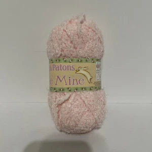 1 Skein Patons Be Mine Yarn Plushy Pink 100% Nylon 50g 95 Yards - Picture 1 of 6