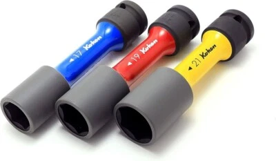 KOKEN 1/2Sq Socket Set for Impact Wheel Nuts (thin wall) 14201M Made in Japan - Image 1 of 4