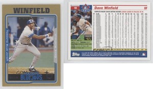2005 Topps Retired Signature Edition Gold /500 Dave Winfield #18 HOF